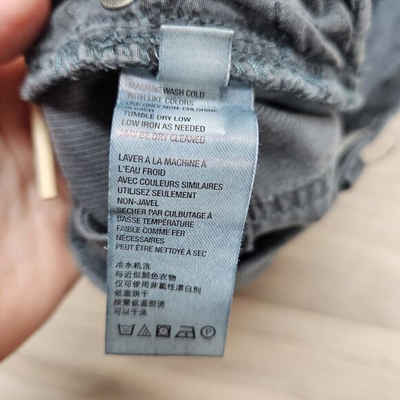 We The Free People Womens Gray Skinny Corduroy Pants Size 8/29 - Picture 11 of 13